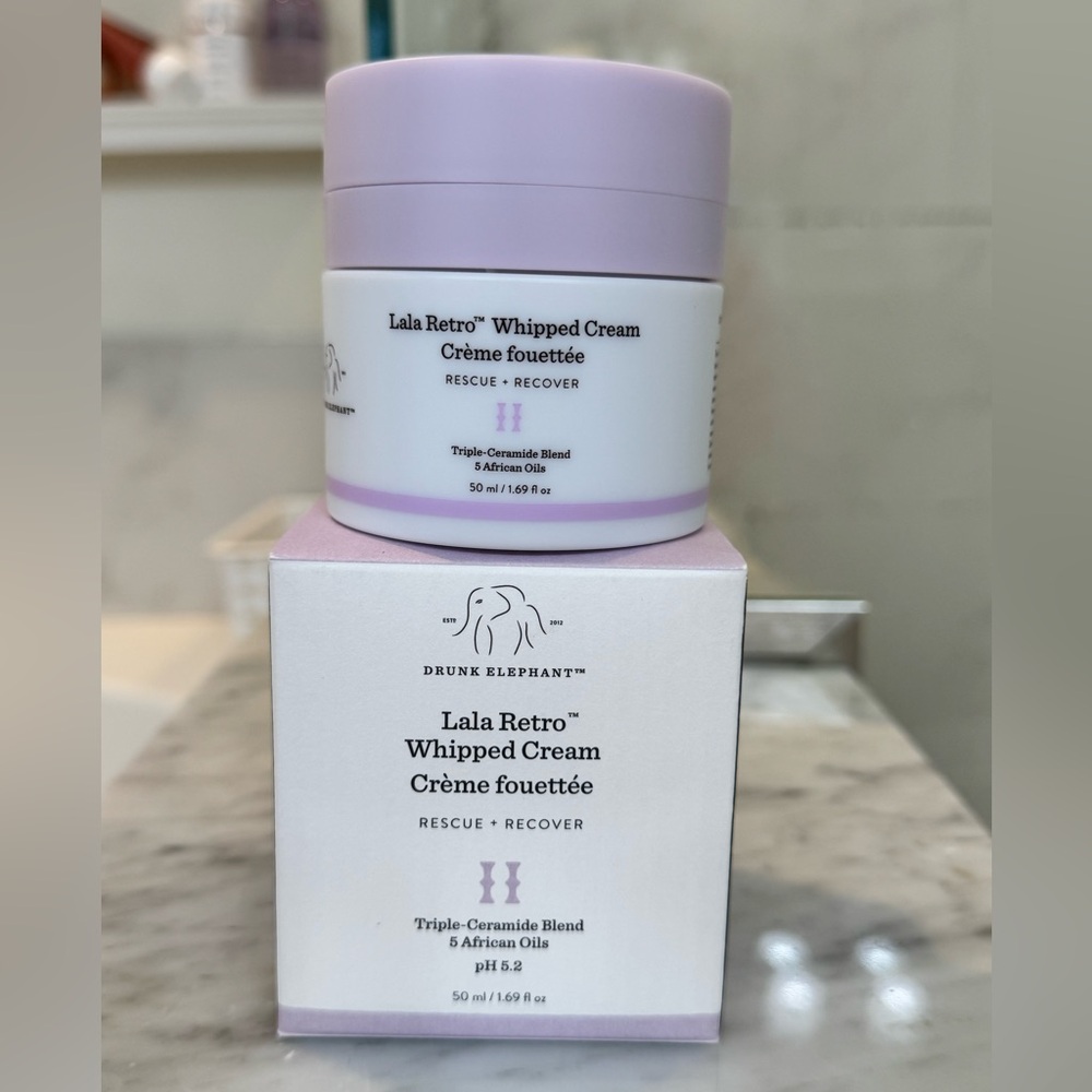 🆕 in box Drunk Elephant Lala Retro Nourishing Whipped Cream Moisturizer (50 ml)